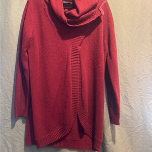 Women’s New York & Company Red Cowl Neck Sweater